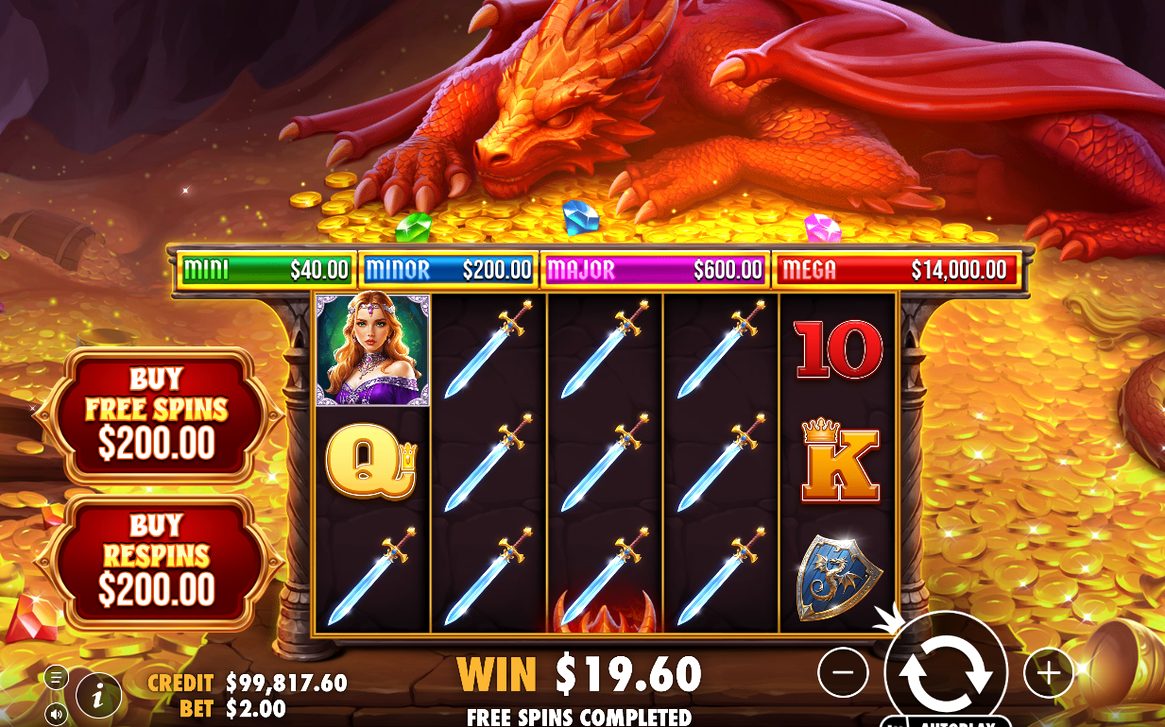 Win display after a spin that forms a payline win