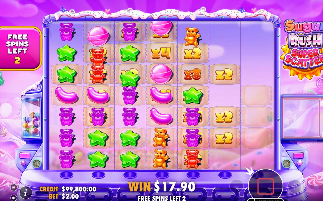 Free Spins retrigger adds the same spin count again