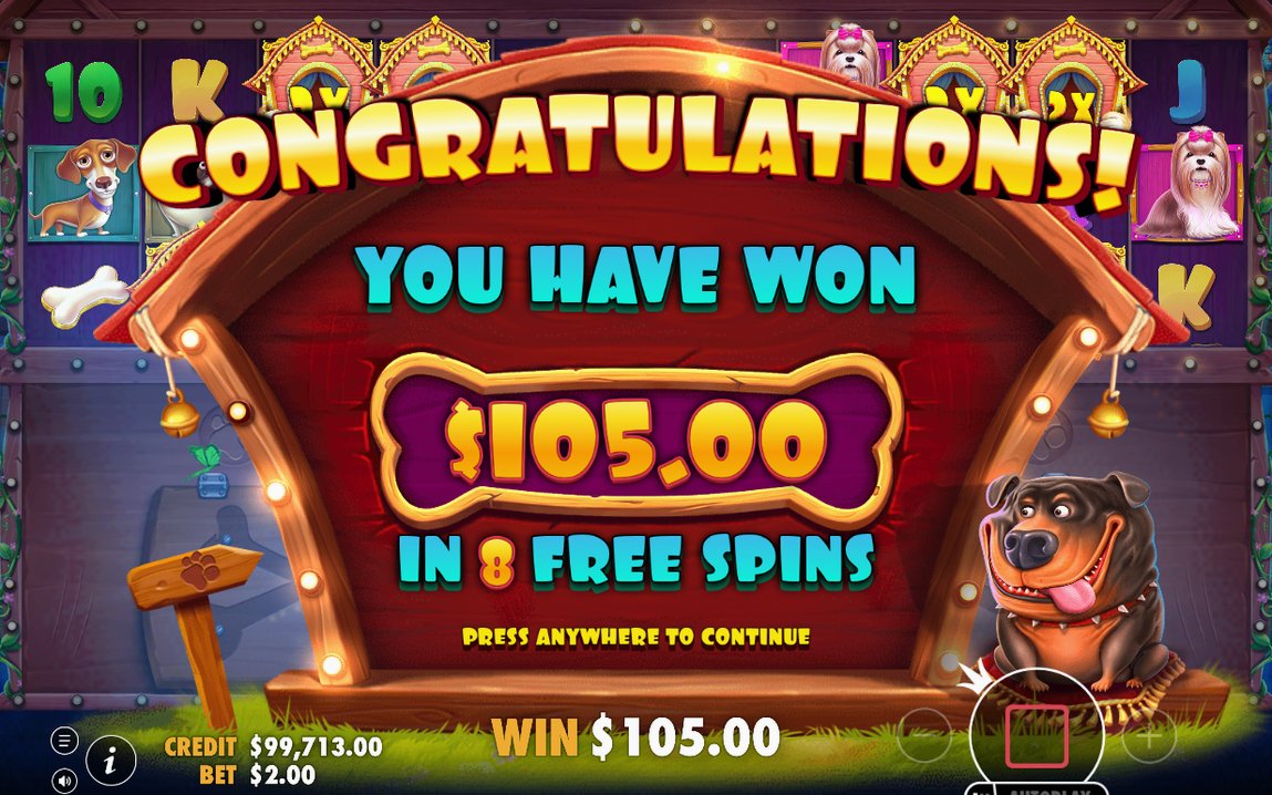 Line win boosted by a WILD multiplier